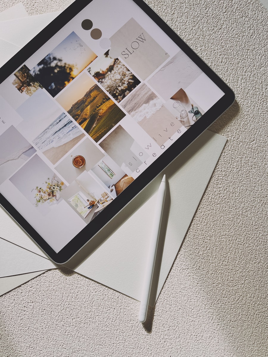 Brand moodboard representing Ydeal's branding and media services