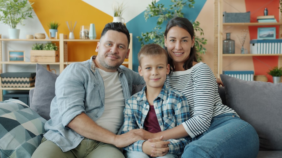 Family at home representing consumer and household data