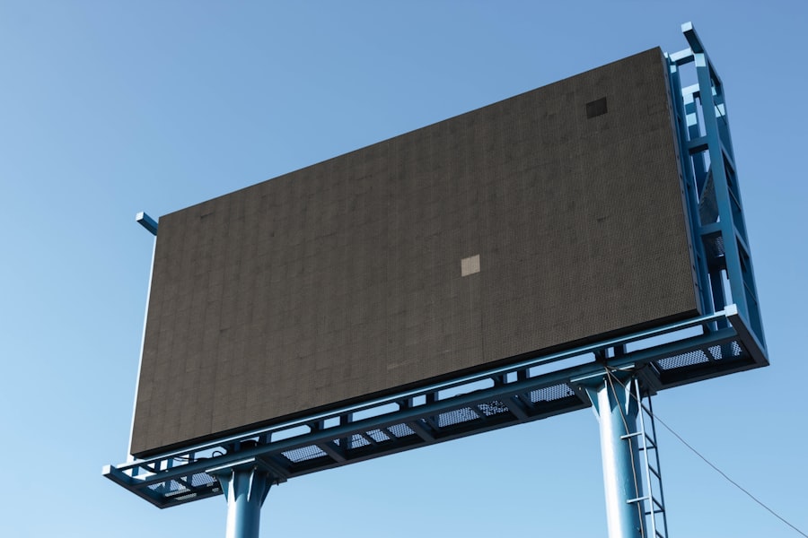 Outdoor billboard advertising example