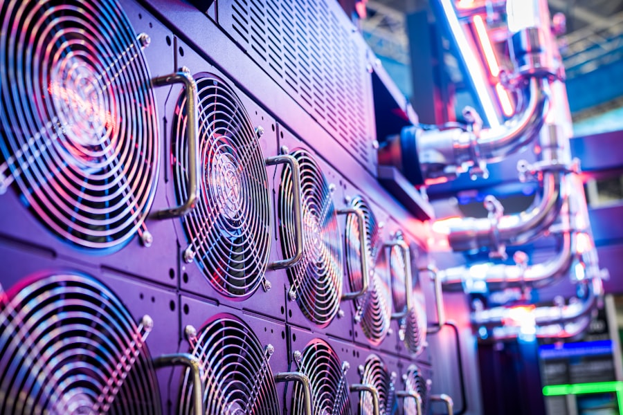 Data server room representing digital strategy infrastructure