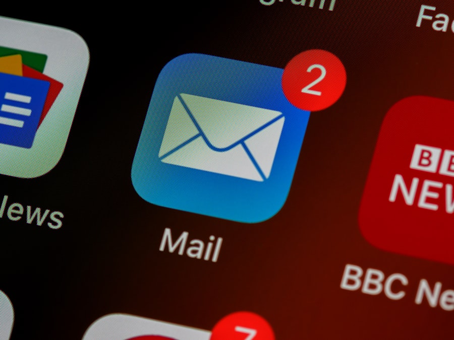 Email inbox representing email marketing campaigns