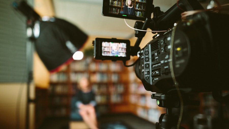 Video camera on set representing Ydeal's production services
