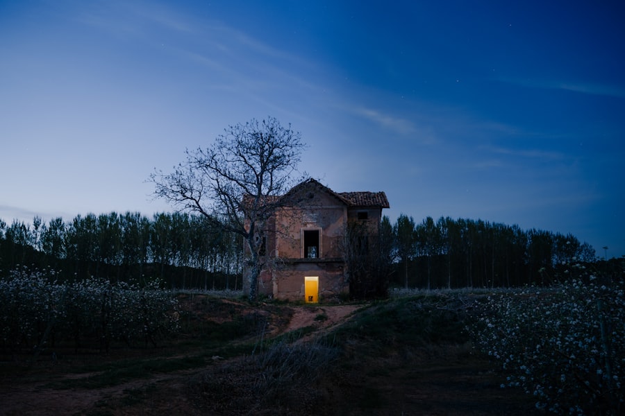 Home exterior photo used to demonstrate day to dusk conversion editing
